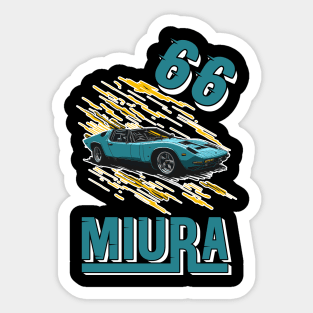 66 Miura - Sports Car Sticker